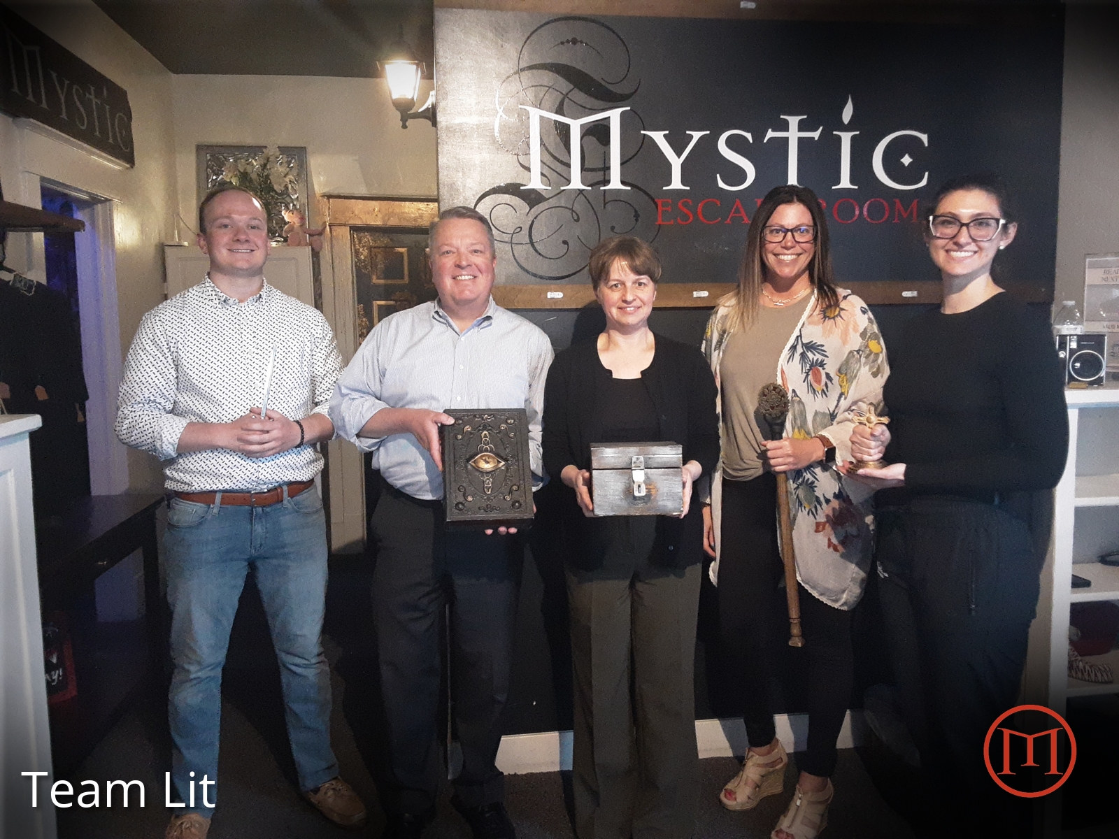 Our Littleton branch had a team building at Mystic Escape Room last week! We had a great time working together to solve the clues and escaped just in time. Thank you, Mystic Escape, for a fun experience!