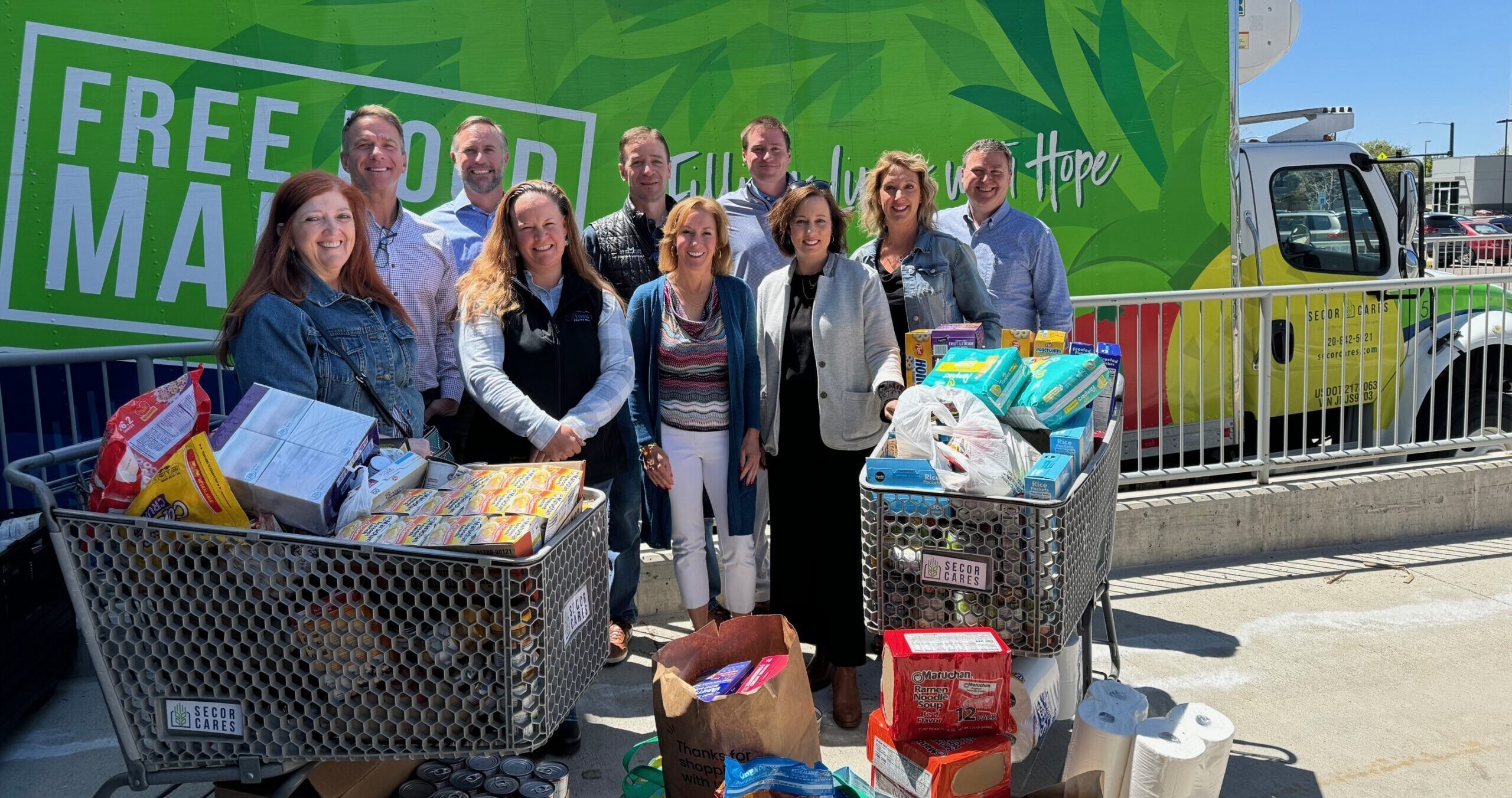 Community Food Drive with Dillon Joslyn from Parker branch