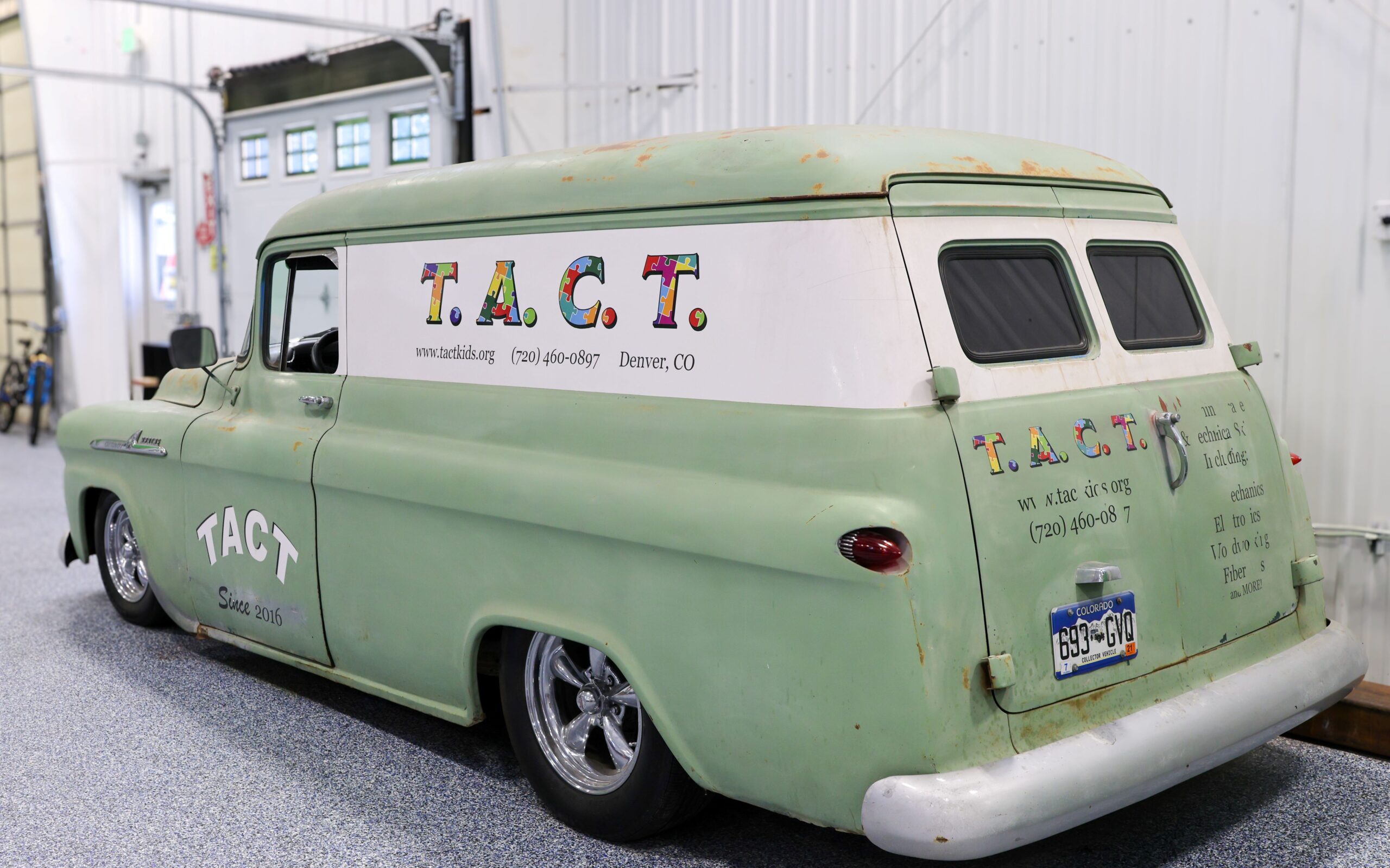 TACT first vehicle of the organization