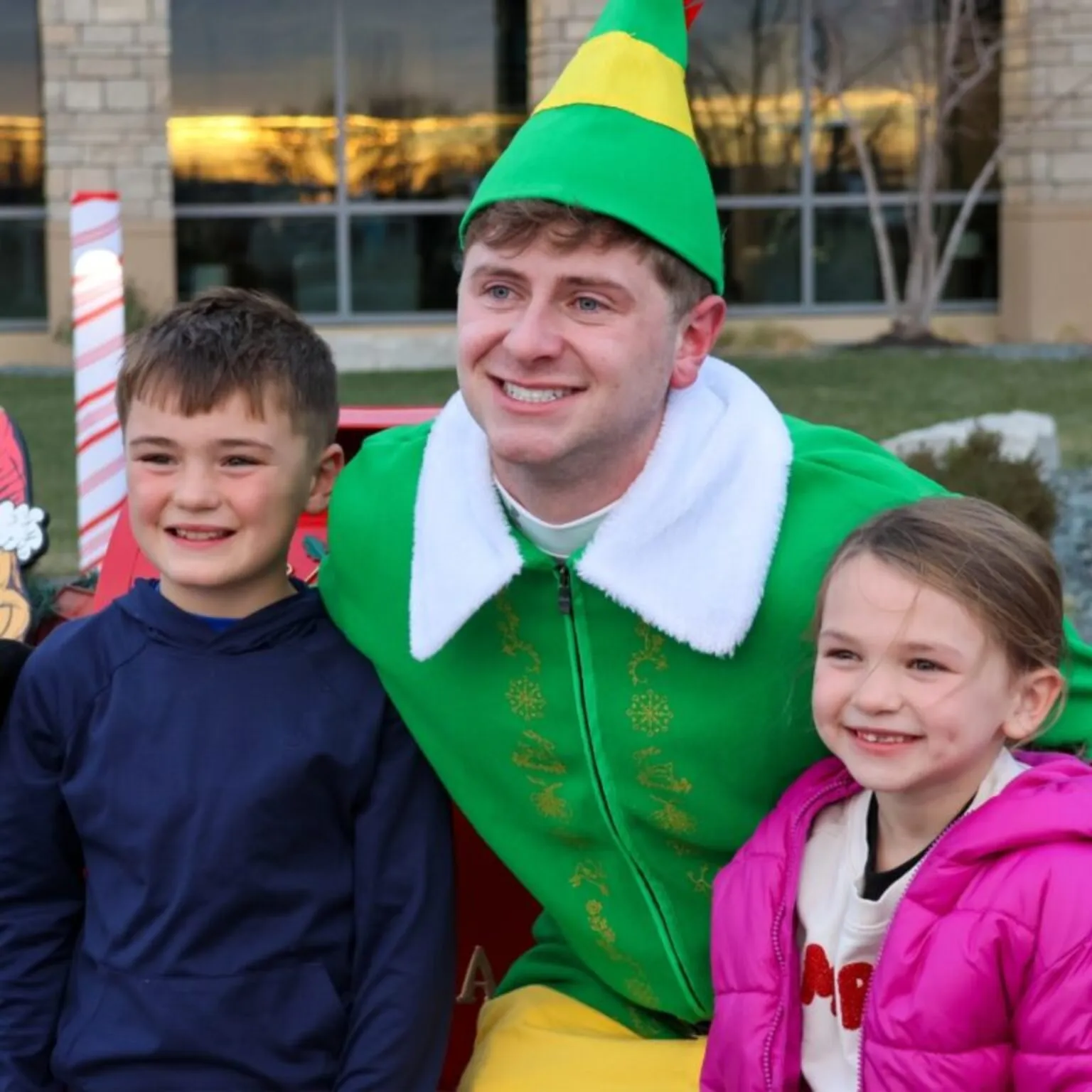 Buddy the Elf with kids